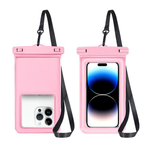Floating mobile phone waterproof bag for swimming drifting outdoor beach camping water park